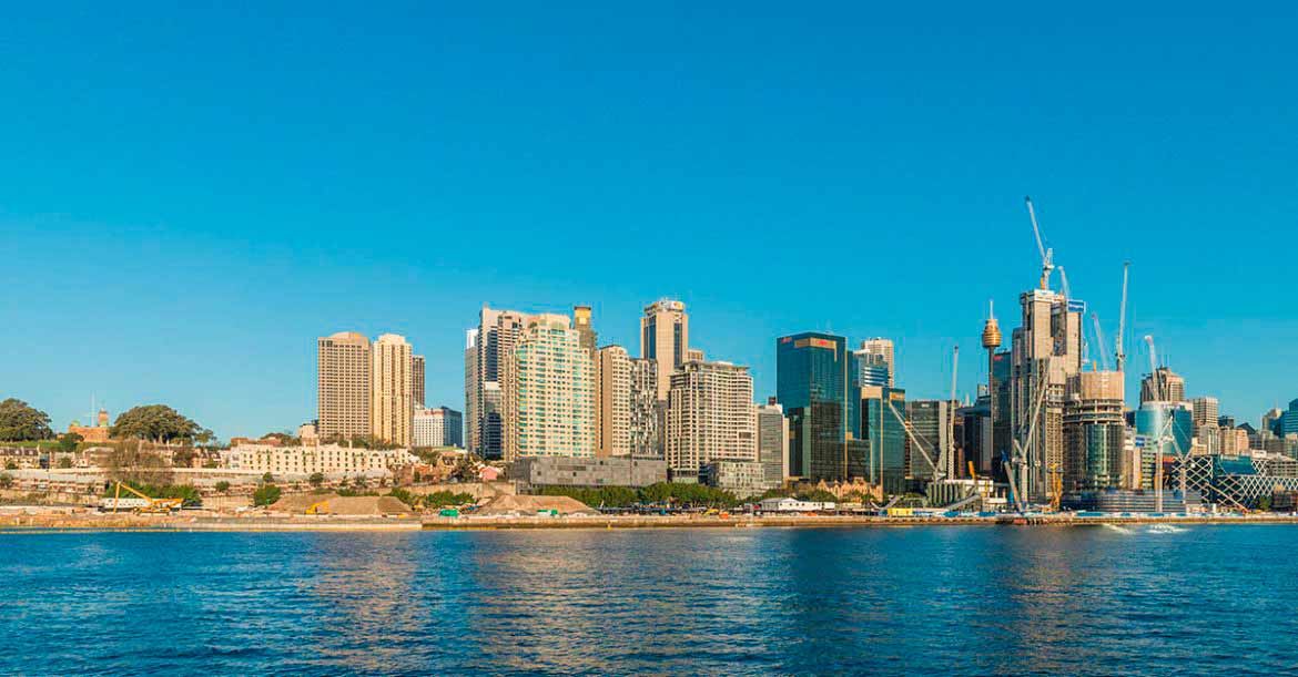 Sydney city skyline